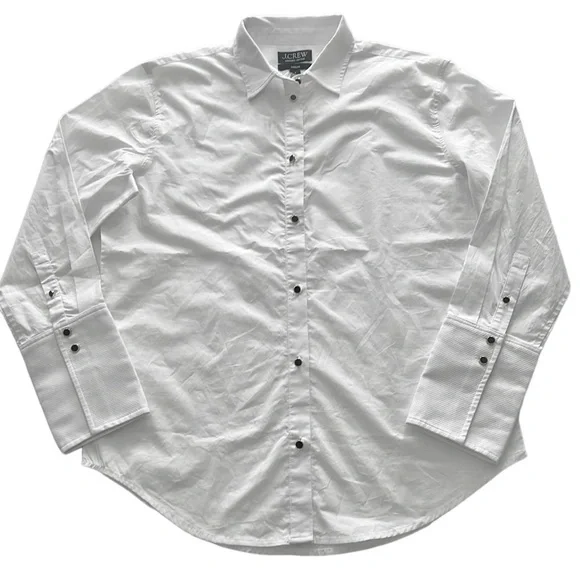 J. Crew Garçon Tuxedo Cotton Poplin Shirt - Picture 10 of 16
